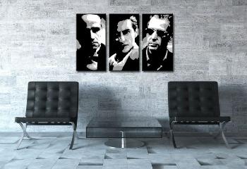 Ručně malovaný POP Art GODFATHER 3 dílný 120x80cm