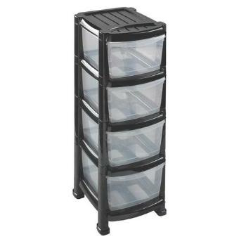 Raft Heidrun cu patru sertare , 29 x 38 x 78 cm