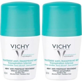 Vichy Sada kuličkových antiperspirantů proti nadměrnému pocení (Anti-Perspirant Treatment) 2 x 50 ml