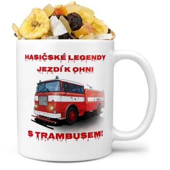 Hrnek Hasičské legendy – Trambus (Náplň hrníčku: Tropická směs)