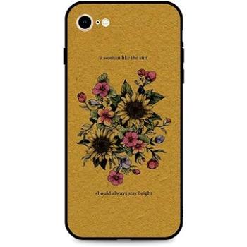 TopQ Kryt iPhone SE 2022 silikon Bouquet 74253 (Sun-74253)