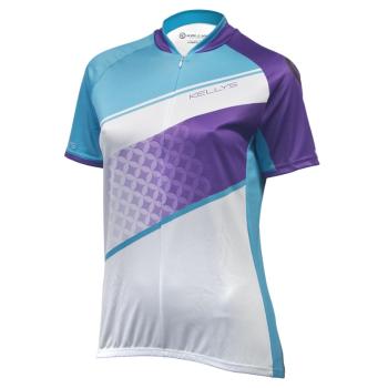 Dámský cyklistický dres Kellys Jody 016 - krátký rukáv  Violet-Azure  S