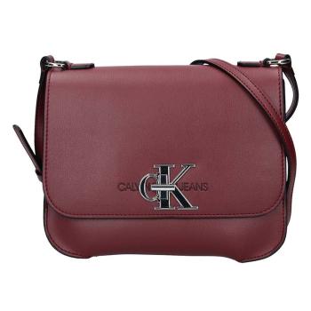 Dámská crossbody kabelka Calvin Klein Nikol - vínová