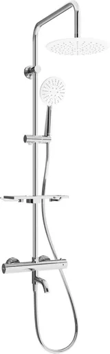 MEXEN/S KT67 vanový sloup s termostatickou baterií, chrom / bílá 779006793-00