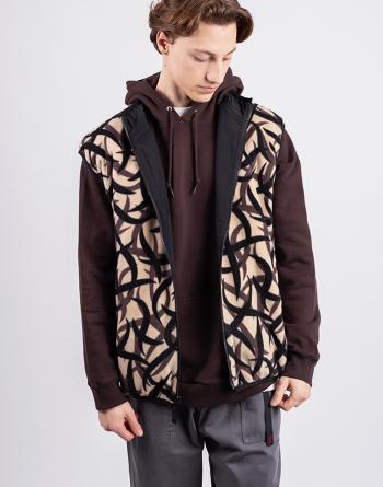 Gramicci Reversible Fleece Vest TRIBAL TERRA M