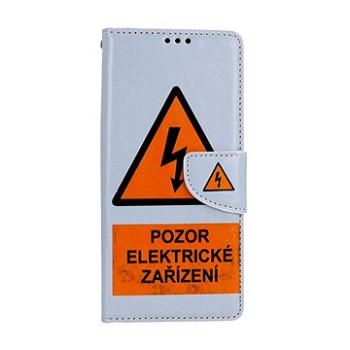 TopQ Pouzdro Samsung A14 5G knížkové Pozor elektrické zařízení 94248 (94248)