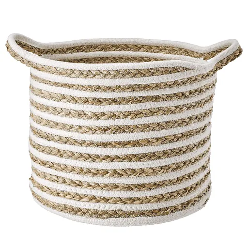 COTTON BRAID Úložný koš pruhovaný malý