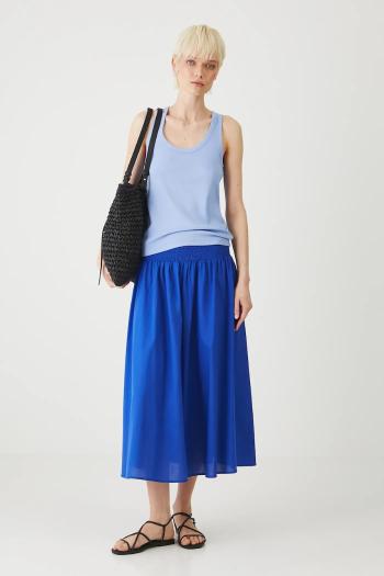 Bavlnená sukňa Medicine maxi, áčkový strih