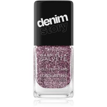 Gabriella Salvete Denim Story dlouhotrvající lak na nehty odstín 01 Glitter Jeans 11 ml