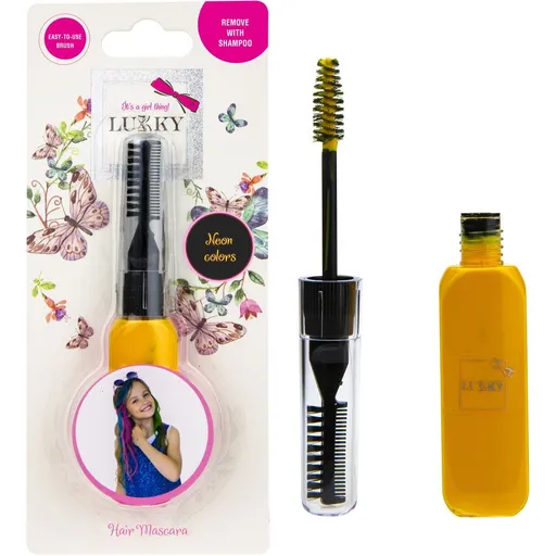 LUKKY řasenka na vlasy žlutá