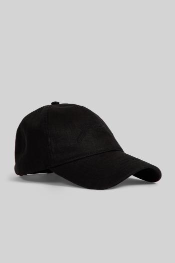 KŠILTOVKA GANT LINEN CAP BLACK