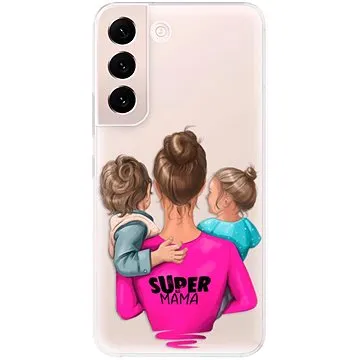 iSaprio Super Mama - Boy and Girl pro Samsung Galaxy S22+ 5G (smboygirl-TPU3-S22P-5G)