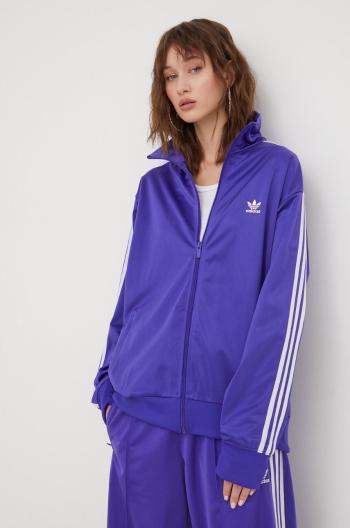 Mikina adidas Originals dámská, fialová barva, hladká, IP0605