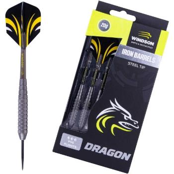 Windson SET DRAGON 20 G IRON STEEL Železný set šipek s kovovými hroty, černá, velikost