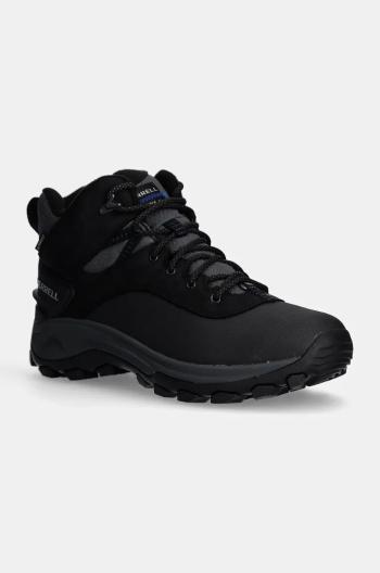 Boty Merrell Thermo Kiruna 2 Mid Waterproof pánské, černá barva, zateplené, J037239