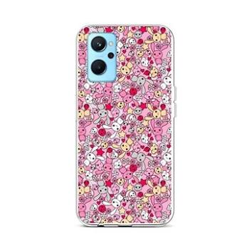 TopQ Kryt Realme 9i silikon Pink Bunnies 73075 (Sun-73075)