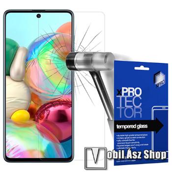 Xpro előlap védő karcálló edzett üveg - 0,33 mm vékony, 9H, Arc Edge, A képernyő sík részét védi - SAMSUNG Galaxy A51 (SM-A515F) / SAMSUNG Galaxy A51 5G (SM-A516F) - GYÁRI