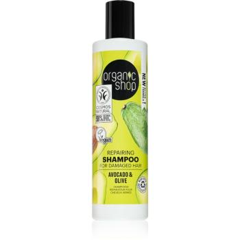 Organic Shop Avocado & Olive obnovující šampon pro poškozené vlasy 280 ml