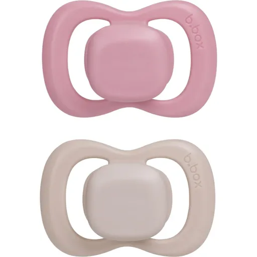 B.Box Silicone 6m+ dudlík Berry/Blush 2 ks