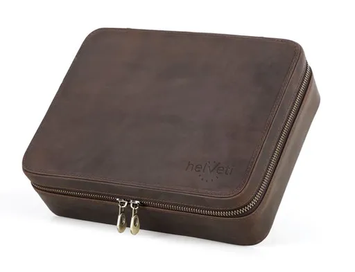 Kožené pouzdro na hodinky Helveti
