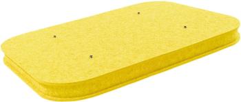 Mega Acoustic AcouCloud Flat PET 7 cm Yellow Absorpční penový panel