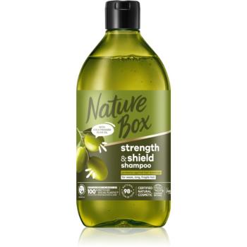 Nature Box Olive Oil ochranný šampon proti lámavosti vlasů 385 ml