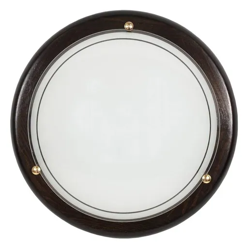 Stropní lampa Dřevo 2xE27 Wenge