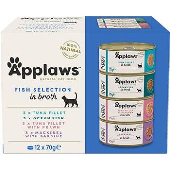 Applaws konzerva Cat multipack rybí výběr 12 × 70 g (5060333437381)