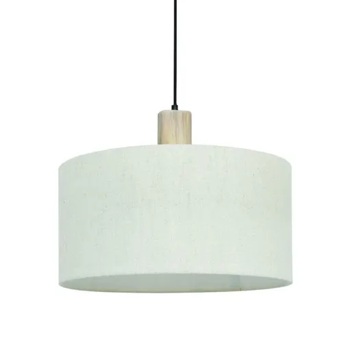 ACA Lighting závěsné svítidlo 1XE27 CHIOS krémová textil+dřevo D45XH140CM TF20861PC