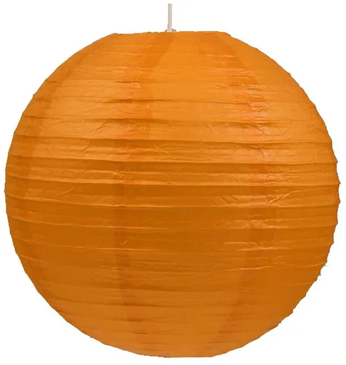 Papírové stínidlo Cocoon Ball oranžové