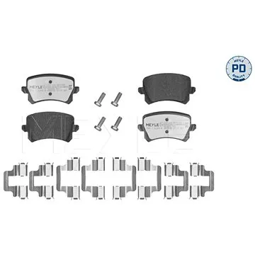 MEYLE Brzdové destičky zadní (0252448317/PD)