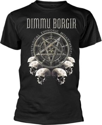 Dimmu Borgir Tričko Puritanical Euphoric Misanthropia (Skulls) Unisex Black L