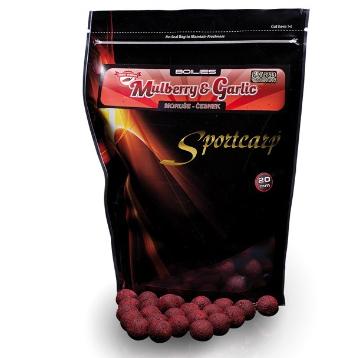 Sportcarp tvrzené boilies hard ons mulberry garlic-5 kg 20 mm