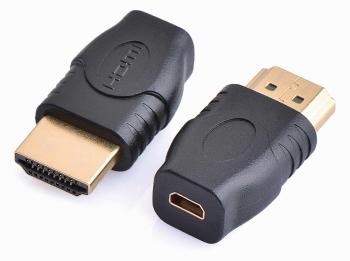 Átalakító PremiumCord Adapter micro HDMI Type D female - HDMI Type A male