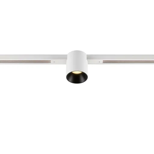 BIG WHITE (SLV) FIX-IT! 48V, DALI, kulatý, standardní lišta, spot, 2000-3000 K, 7,4 W, 36°, bílá / černá 1008953