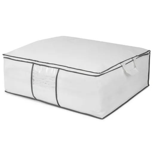 Compactor Úložný box na 2 peřiny Compactor "Life " 58,5 x 68,5 x 25,5 cm, bílý polypropylén