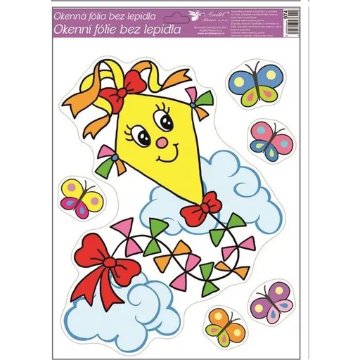 Okenní fólie Draci 42 x 30 cm č.4