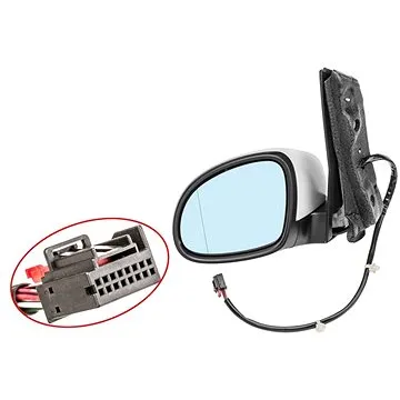 ACI zrcátko pro VW Sharan 10-  s blikačem el.sklopné s pamětí s nástupním osvětlením pro lak (5776827)