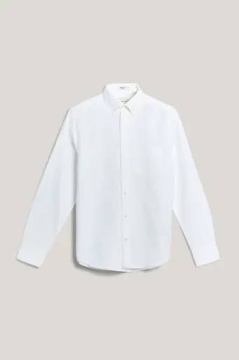 KOŠILE GANT REG OXFORD DOBBY DOT SHIRT WHITE