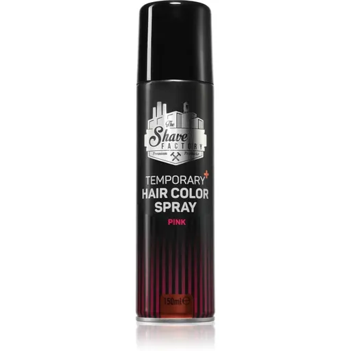 The Shave Factory Temporary Hair Color Spray sprej na vlasy odstín Pink 150 ml