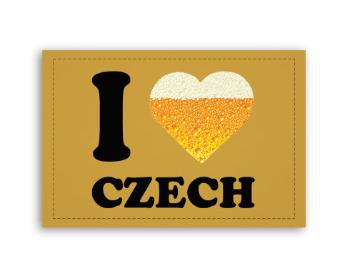 Fotoobraz 90x60 cm střední  I love czech beer