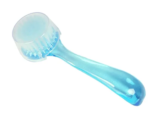 Kartáček na nehty - kulatý, modrý