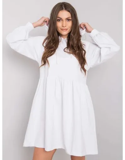 Dámské šaty s kapucí Sidorela RUE PARIS bílé