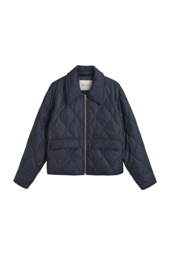 BUNDA GANT QUILTED COLLARED JACKET EVENING BLUE