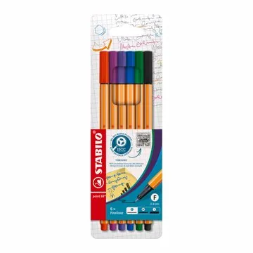 STABILO point 88 pouzdro 6 barev (4006381316132)