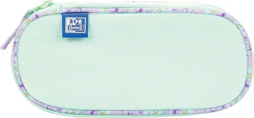 Oxford - Pouzdro Etue Oxford Flowers, zelené