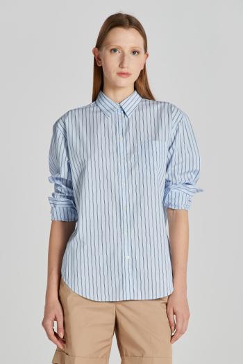 KOŠILE GANT REL STRIPED POPLIN SHIRT COLLEGE BLUE