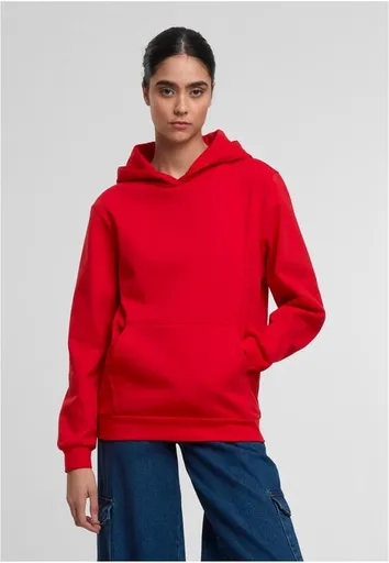 Urban Classics Ladies Loose Light Brushed Fleece Hoody red - XL