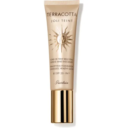 GUERLAIN Terracotta Joli Teint Beautifying Foundation rozjasňující make-up pro přirozený vzhled SPF 20 odstín Naturel/Natural 30 ml