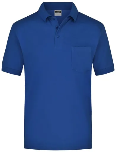 James & Nicholson (Daiber) Pánská polokošile s kapsičkou JN026 - Královská modrá | 3XL